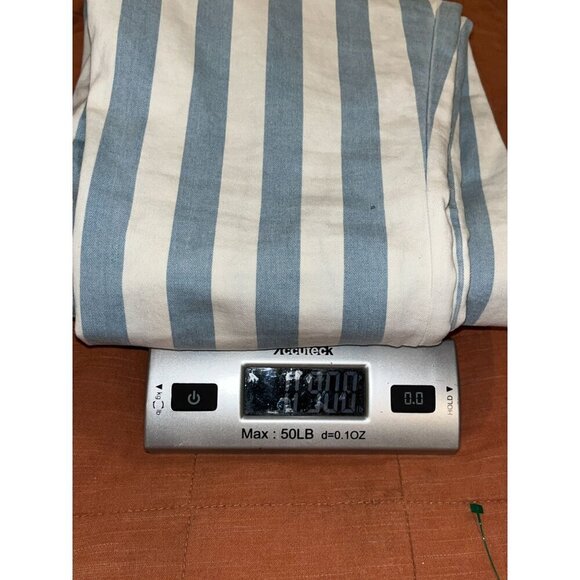 Good American Good Legs Crop Blue/White Stripe Skinny Jeans 12/31 Womens - Picture 10 of 10